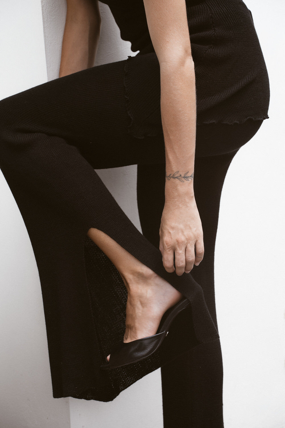 Allegro Split Hem Knit Pants